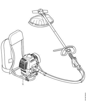 Motoguadañas de mochila (FR) FR 235.0 T Níºmero de máquinaÂ  de la marca Stihl